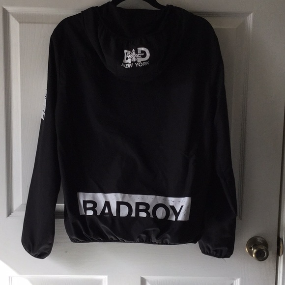 Yishion NYC Black Zip Front Windbreaker Streetwear - Picture 5 of 7